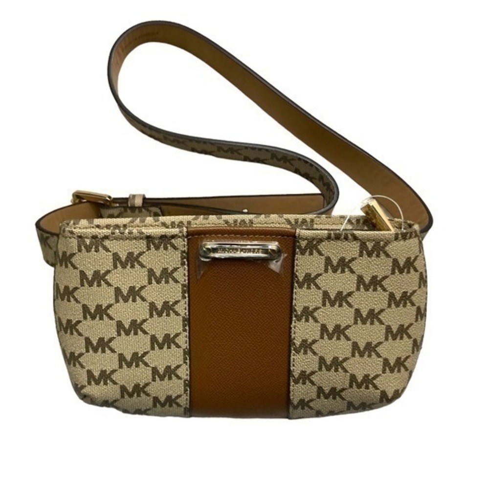 Michael kors tan brown mk Fanny pack new L/XL